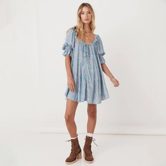 Spell dolly mini dress XXS BUT FITS LIKE XS so I’ve tagged it XS - Picture 1 of 6